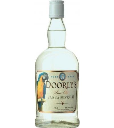 Doorlys 3yo White Rum 40% vol Barbados Rum