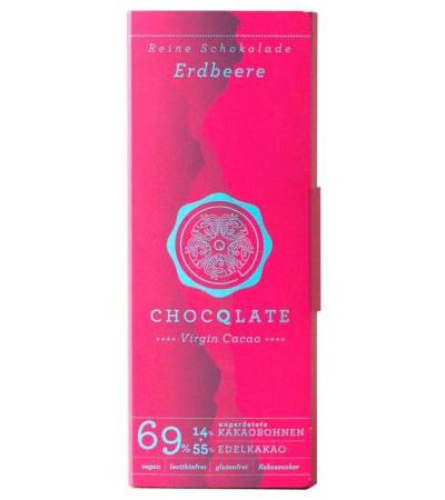 Virgin Cacao Schokolade – Erdbeer – Perfekt zu Ihrem Wein