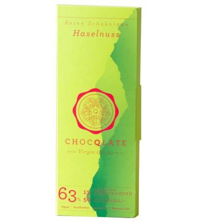 Virgin Cacao Schokolade – Haselnuss – Perfekt zu Ihrem Wein