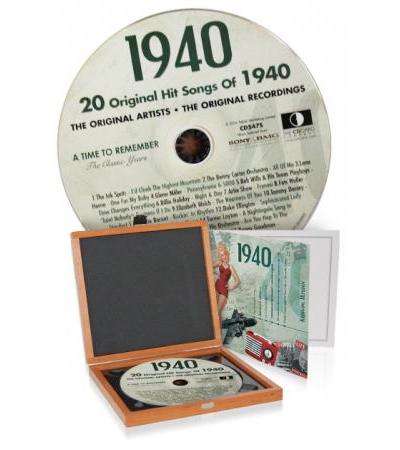 CD 1940 Musik-Hits in Luxusbox