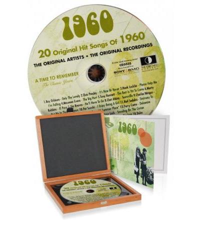CD 1960 Musik-Hits in Luxusbox