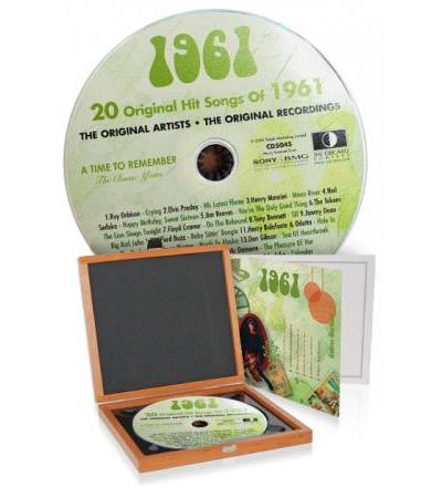 CD 1961 Musik-Hits in Luxusbox