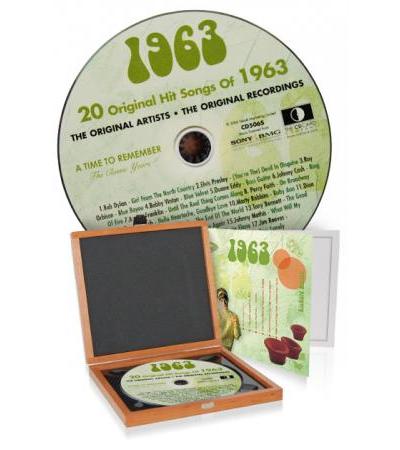 CD 1963 Musik-Hits in Luxusbox