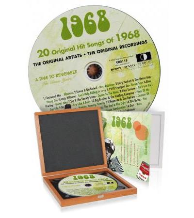 CD 1968 Musik-Hits in Luxusbox