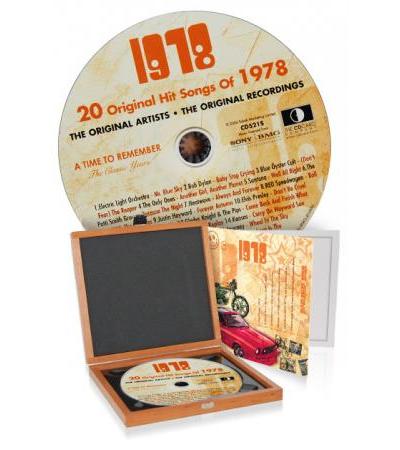 CD 1978 Musik-Hits in Luxusbox