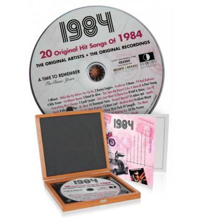 CD 1984 Musik-Hits in Luxusbox