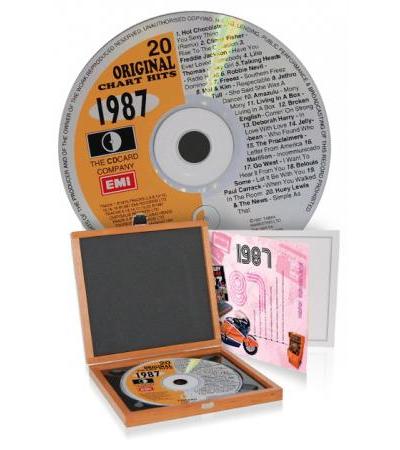 CD 1987 Musik-Hits in Luxusbox