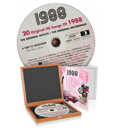 CD 1988 Musik-Hits in Luxusbox
