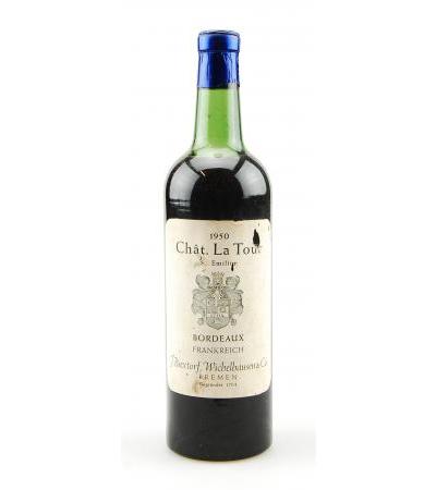 Wein 1950 Chateau La Tour St. Emilion