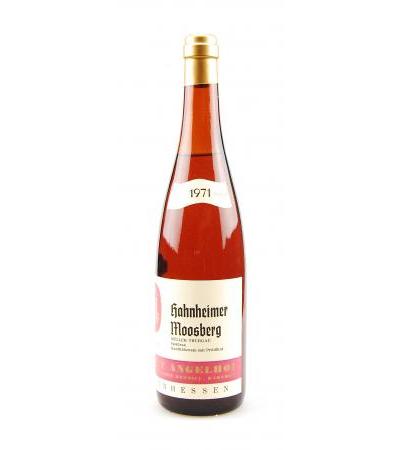 Wein 1971 Hahnheimer Moosberg Spätlese
