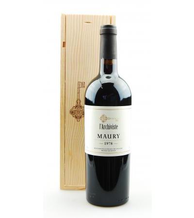 Wein 1978 Maury L´Archiviste