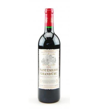 Wein 2003 Grand Cru Saint Emilion Union de Producteurs