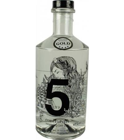 5 Continents Hamburg Dry Gin 0,7l