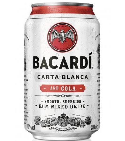 Bacardi & Cola Longdrink 0,33 Liter Dose