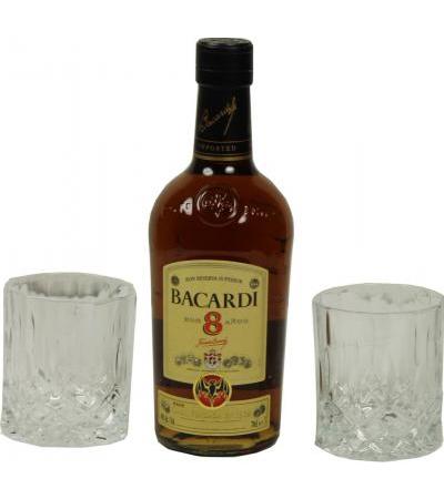 Bacardi Rum 8 Jahre Tumbler Set