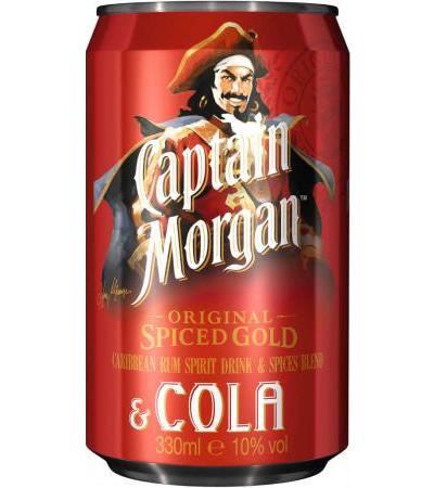Captain Morgan Spiced Gold & Cola 0,33 Liter Dose