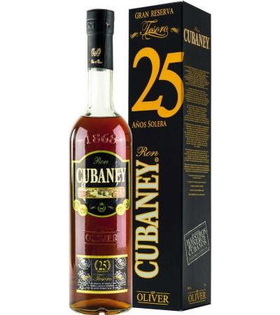 Cubaney Rum Tesoro 25 Jahre 0,7 l