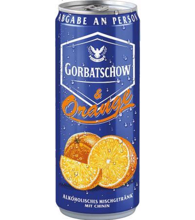 Gorbatschow & Orange 10% 0,33l Dose