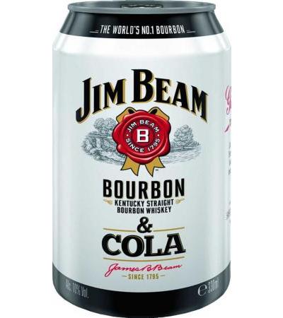 Jim Beam & Cola Longdrink Dose 0,33l