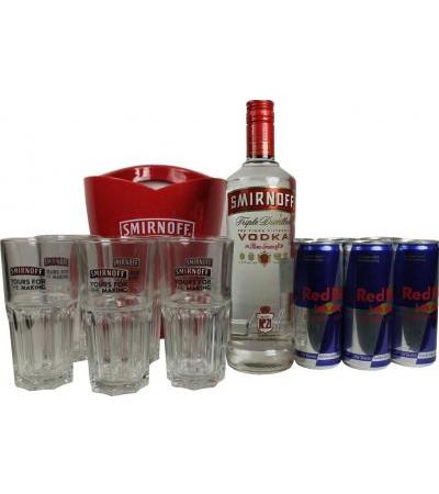 Smirnoff Red Bull Party Set