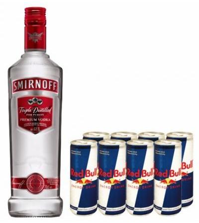 Smirnoff Vodka-Bull Package