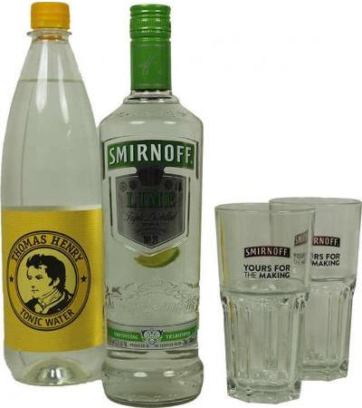 Smirnoff Vodka Lime Tonic