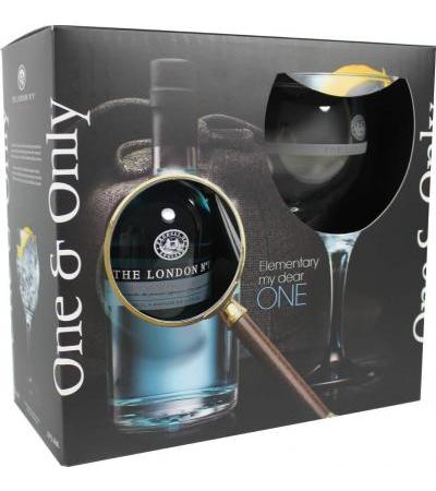 The London Gin No.1 in der Geschenkpackung mit Glas