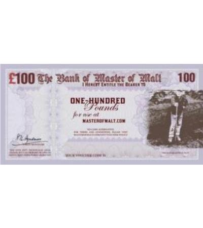 £100 Master of Malt Gift Voucher
