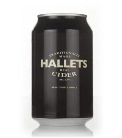 Hallets Real Cider Can