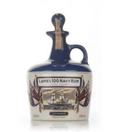Lamb’s 100 Extra Strong Navy Rum HMS Victory Ceramic Decanter - 1980s