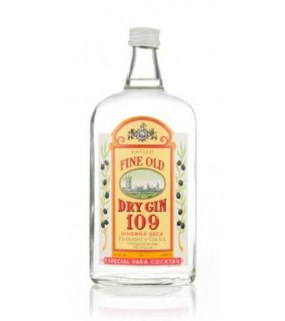 Peinado Fine Old Dry Gin 109 - 1970s