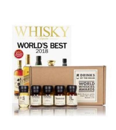 World Whiskies Awards 2018 Single Malt Whiskies Winners Tasting Set