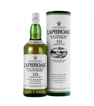 Whisky Malta Laphroaig 10 Años
