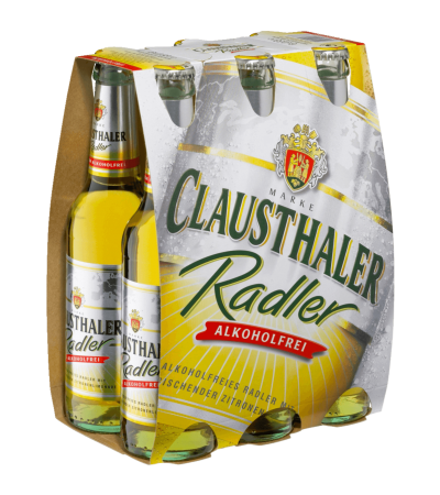 Clausthaler Radler Alkoholfrei 6x0,33l