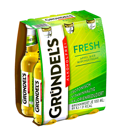 Gründel's Fresh alkoholfrei 6x0,33l