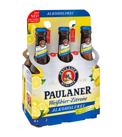 Paulaner Weißbier Zitrone alkoholfrei 6x0,33l