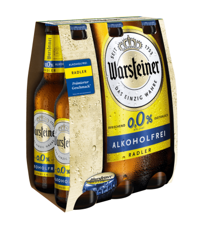 Warsteiner Radler Alkoholfrei 6x0,33l