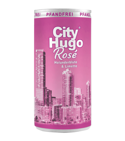 City Hugo Rosé Holunderblüte & Limette 0,2l