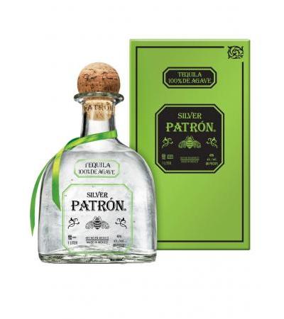 Patron Tequila Silver 40% 1L Giftpack