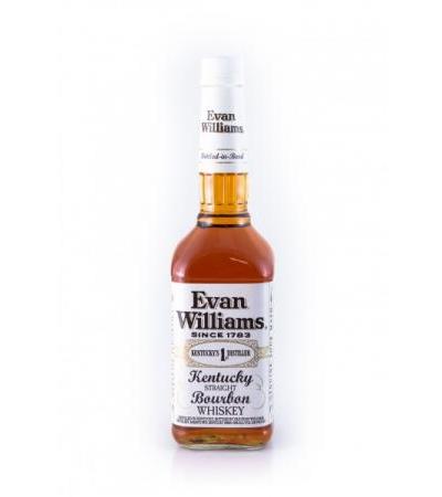 Evan Williams White Label Kentucky Straight Bourbon Whiskey 
