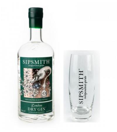 Set: Sipsmith London Dry Gin + Original Glas 