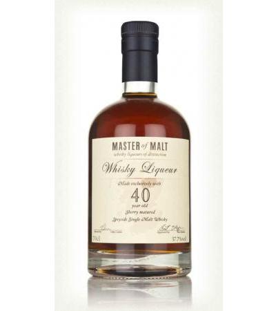 Виски с Вашим текстом Master of Malt 40 Year Old Speyside Whisky Liqueur