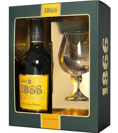 Brandy 1866 mit Gratis Glas