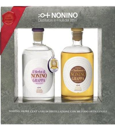 2er GP Nonino Grappe Vigneti 0,35l Grappa Lo Chardonnay MV 41% vol.