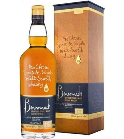 Benromach 15 years old 43%vol. Speyside Single Malt Scotch Whisky
