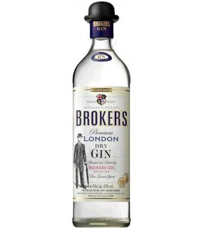 Brokers dry Gin 47% vol. Premium London Dry Gin (1,0l)