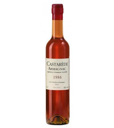 Castarède Armagnac A.C., 40% Vol., (0,5l), in 1er Holzkiste