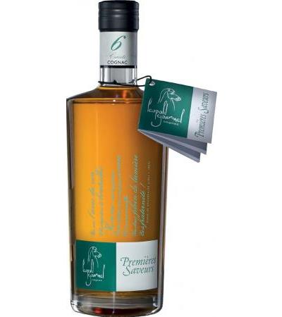 Cognac Premières Saveurs, 40% vol. AC,  mind. 6 Jahre Fassreife, Neue Ausstattung