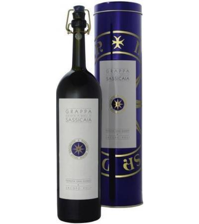 Grappa Elevata in Barili di Sassicaia