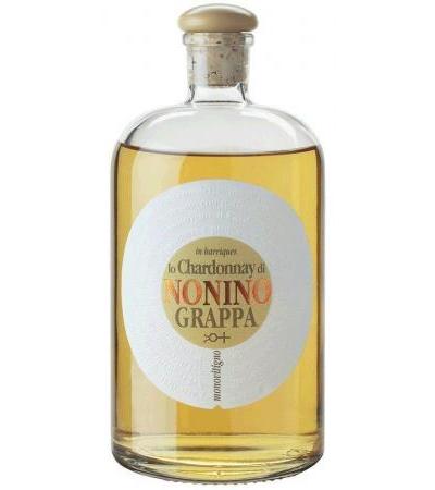 Grappa Lo Chardonnay Monovitigno im Barrique gereift 41% vol. (0,1l)